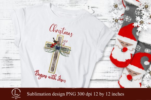 Christian Christmas Sublimation PNG for Faith-Filled Creativity