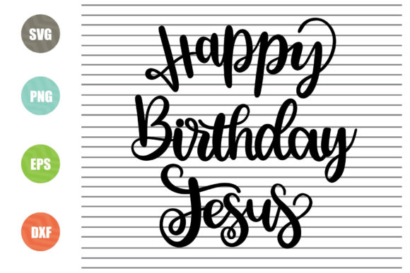 Comparing the Happy Birthday Jesus 1 SVG with Other Holiday Design Options