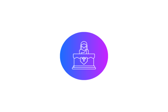 Easter Icon Jesus Altar Circle Gradient: A Visual Tool for Modern Faith Communication