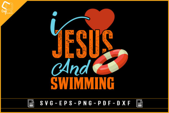 I Love Jesus and Swimming Sublimation: Faith, Fitness, and Custom Apparel