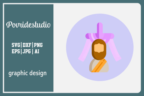 Illustration Flat Easter Jesus: A Modern Visual Approach for Faith-Based Communication
