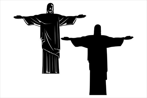 Jesus SVG, DXF, PNG, EPS Cut Files