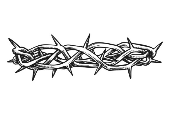 The Crown of Thorns Side View: Art, Faith & Form